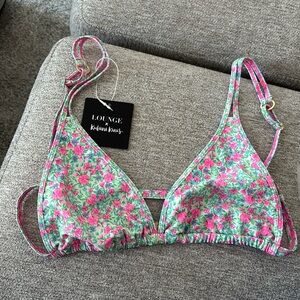 Kulanis Kinis bikini top Sweat Pea color size XL new with tags attached